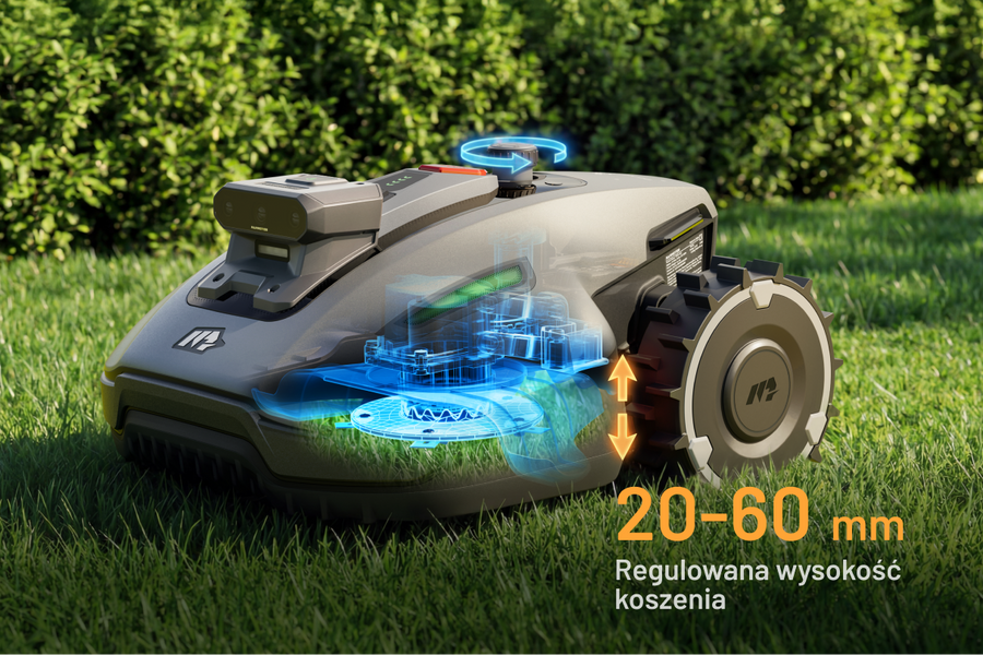 Regulowana Wysokość Koszenia 20–60 mm