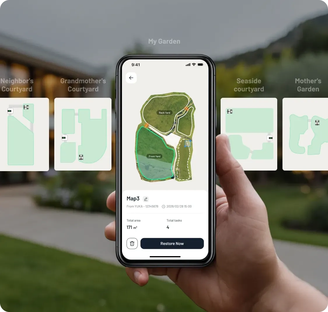 Kopia zapasowa do 10 map trawników w chmurze